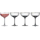 Lyngby Glas Cocktailglas Glas Palermo Gold 315 ml (4-delig)