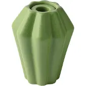 PotteryJo Birgit vaas/waxinelichtjeshouder 14 cm Olive