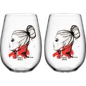 Kosta Boda All About You Drinkglazen 57 Cl Pak Van 2 Want You - Glazen tumblers Glas Red - 7091531
