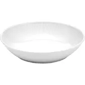Pillivuyt Plissé Salad/pasta Plate Deep 20 Cm - Dinerborden Porselein White - 18209