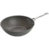 Ballarini Salina Serie - Wokpan - Granitium Antiaanbaklaag - Ø30cm - Inductie Geschikt