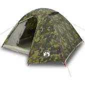 vidaXL Koepeltent 3-persoons waterdicht camouflage