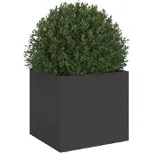 vidaXL Plantenbak 32x30x29 cm staal zwart