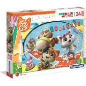 Clementoni legpuzzel Maxi 44 Cool Cats 24 stukjes