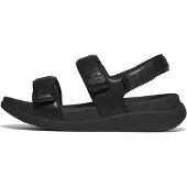 FitFlop Dames Mode Go Sandalen zwart (36), 3 tot 5 cm, Klittenband, Casual IV9-090