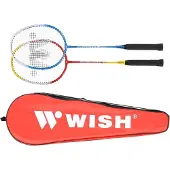 Wish Alumtec 366K - Badmintonset - Staal-Aluminium - ISODYNAMIC Technologie