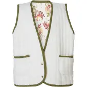Noppies Bodywarmer 'Jonestown' groen / oranje / pink / natuurwit