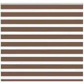 vidaXL Zebra rolgordijn 155x150 cm stofbreedte 150,9cm polyester bruin