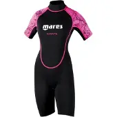 Mares Aquazone Manta 2.2 Mm Woman Short Sleeve Shorty Zwart XS Vrouw