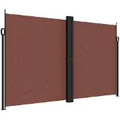 vidaXL Windscherm uittrekbaar 200x600 cm bruin