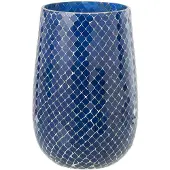 J-Line Jline Geurkaars Mia - Mozaïek - Blauw - 230uur