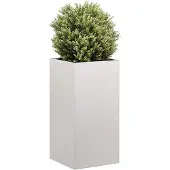 vidaXL Plantenbak 40x40x80 cm roestvrij staal