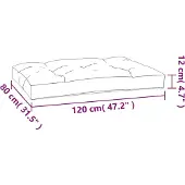 vidaXL - Palletkussens - 5 - st - stof - roze