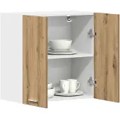 vidaXL Keukenbovenkast Lyon 60x31x60 cm bewerkt hout ambachtelijk eikenkleurig