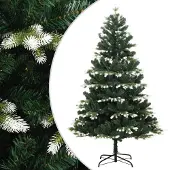 vidaXL - Kunstkerstboom - met - scharnieren - en - sneeuw - 210 - cm