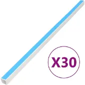 vidaXL Kabelgoot zelfklevend 20x10 mm 30 m PVC