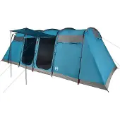 vidaXL - Tunneltent - voor - gezin - 8-persoons - waterdicht - blauw