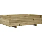 vidaXL Plantenbak 90x60x26,5 cm geïmpregneerd grenenhout
