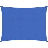vidaXL Zonnezeil 160 g/m² rechthoekig 3x4 m HDPE blauw