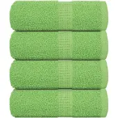 vidaXL Washandjes FROGN 4 st 30x30 cm 360 g/m² appelgroen