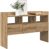 vidaXL Dressoir 105x30x70 cm bewerkt hout artisanaal eikenkleurig