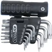 Ks Tools 920.2550 TX Haakse schroevendraaierset TB 8, TB 10, TB 15, TB 20, TB 25, TB 27, TB 30, TB 40, TB 45, TB 50 10-delig