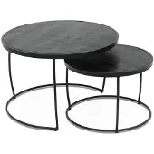 Molecule Salontafel Lars 2-delig Zwart