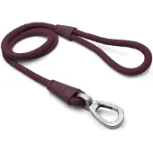 Morsø hondenriem soft rope gerecycled plum paars - 120x1 cm
