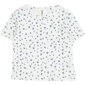 Kids Only GIRLS Shirt 'KOGBella' hemelsblauw / donkerblauw / spar / wit