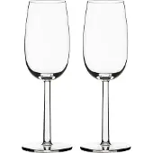 Iittala - Raami Champagne Glass - 2-Pack - Champagneglazen - Jasper Morrison - Transparant
