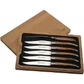 Laguiole En Aubrac steakmesset 6-delig olijfhout