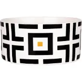 Carolina gynning DECO schaal 50 cl Wit-zwart