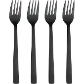 Aida Raw dinervork 4-pack Zwart
