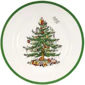 Spode Christmas Tree bordje Ø20 cm White-green-red