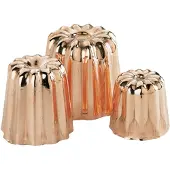 De Buyer Canelé bakvorm 5,5 cm, koper,