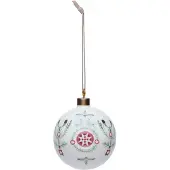 Rörstrand Swedish Grace Winter kerstbal Ø8 cm Wit