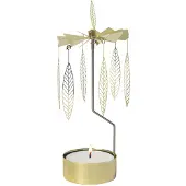Pluto Design Stig L Salix draaiende waxinelichtjeshouder medium Goud