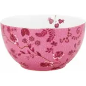 Pip studio Kom Jolie Flowers Pink 12cm (Set van 6)