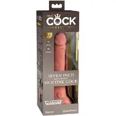 King Cock Elite - realistische dildo met zuignap - 18 cm - huidskleur