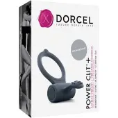 Dorcel Power Clit Plus - oplaadbare, vibrerende penisring (zwart)
