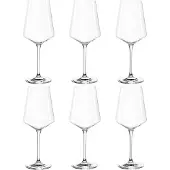 Leonardo Set van 6 Puccini Witte wijnglazen
