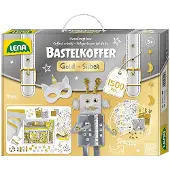 Lena Creatief Jumbo Knutselkoffer Gold & Silver 1500 onderdelen