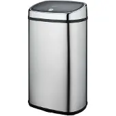 Kitchen Move 60L Vierkante Grijze Keukenafvalbak
