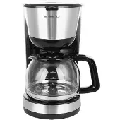 Emerio Compact Koffiezetapparaat met Glazen Kan - 5 Kopjes per Keer - 0,6L Filterkoffie - ook geschikt voor Camping - Uitneembaar Filter - Non-Drip systeem - 600W - CME-116801 Zwart