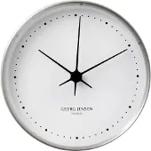 Georg Jensen Koppel Wandklok 10 Cm - Wandklokken Glas Roestvrij staal - 3587584