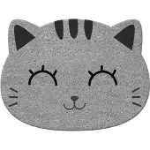 Itotal Paillasson Cat Gris