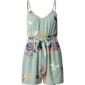 About You Jumpsuit 'Paola' navy / groen / oranje / offwhite