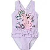 Name It Mini Badpak 'NMFMiri Peppa' pasteelgeel / lichtlila / rosa / wit