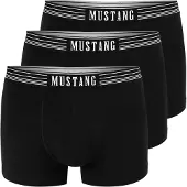Mustang Boxershorts '3er Pack - Herren Boxershorts aus Baumwolle, Unterhosen für Männer' zwart