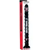 Hosed Swirl Tchick - anaal dildo - gebogen - siliconen - zwart - 18 cm